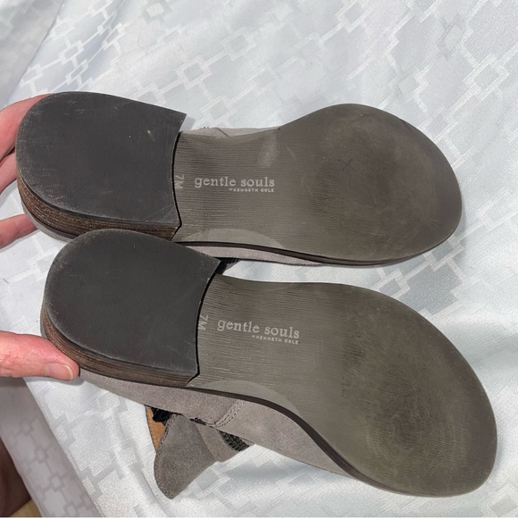 Gentle Souls Gray leather booties - Picture 8 of 8